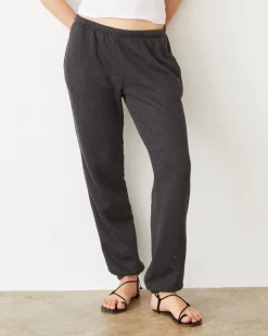 Sets|Sweats*MONROW Teddy Fleece Relaxed Sweat FADEDBLACK