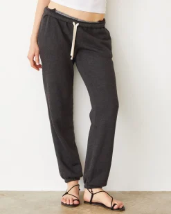 Sets|Sweats*MONROW Teddy Fleece Relaxed Sweat FADEDBLACK