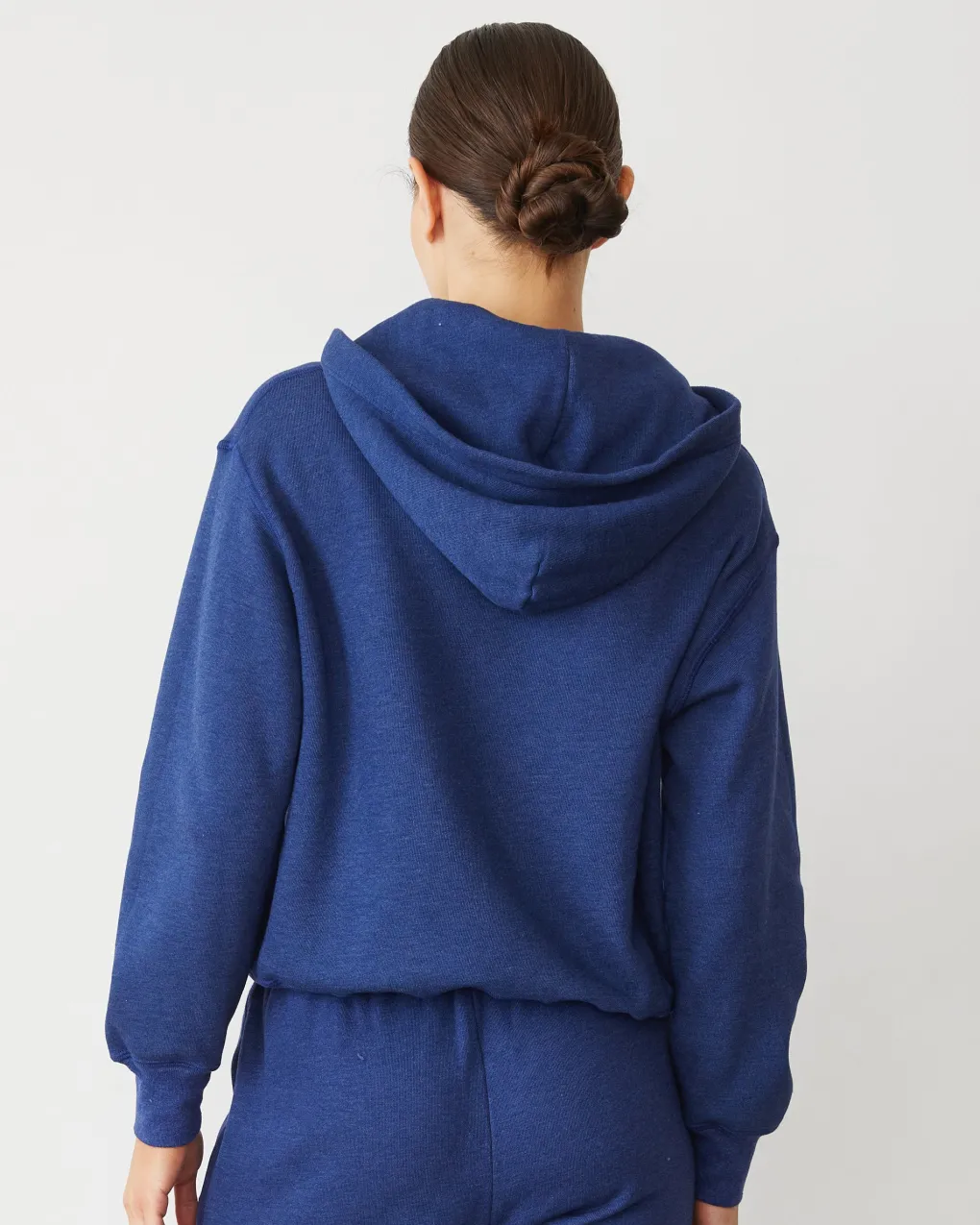 Sets|Zip-Up Hoodies*MONROW Teddy Fleece Relaxed Zip Up Hoody TRUENAVY
