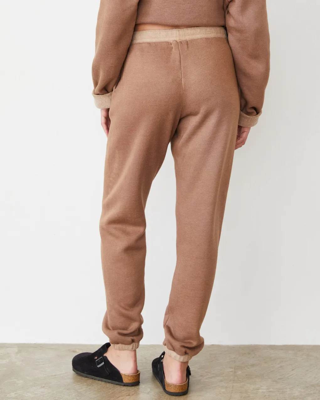Travel Essentials|Sweats*MONROW Teddy Fleece Sweat WALNUT