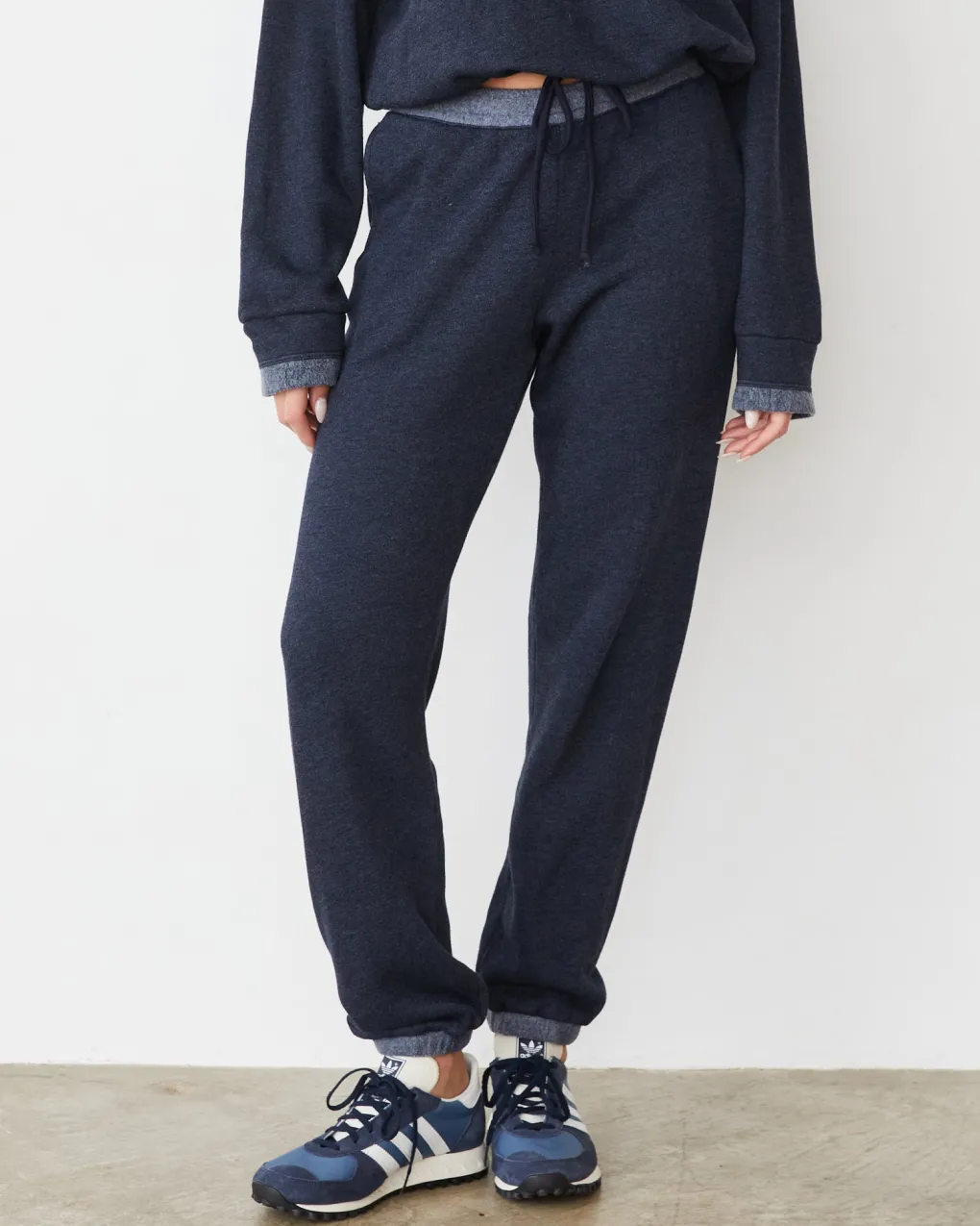 Travel Essentials|Sweats*MONROW Teddy Fleece Sweat DARKNAVY