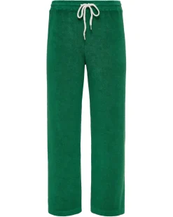 Terry|Pants*MONROW Terry Cloth Crop Pant GREENAPPLE