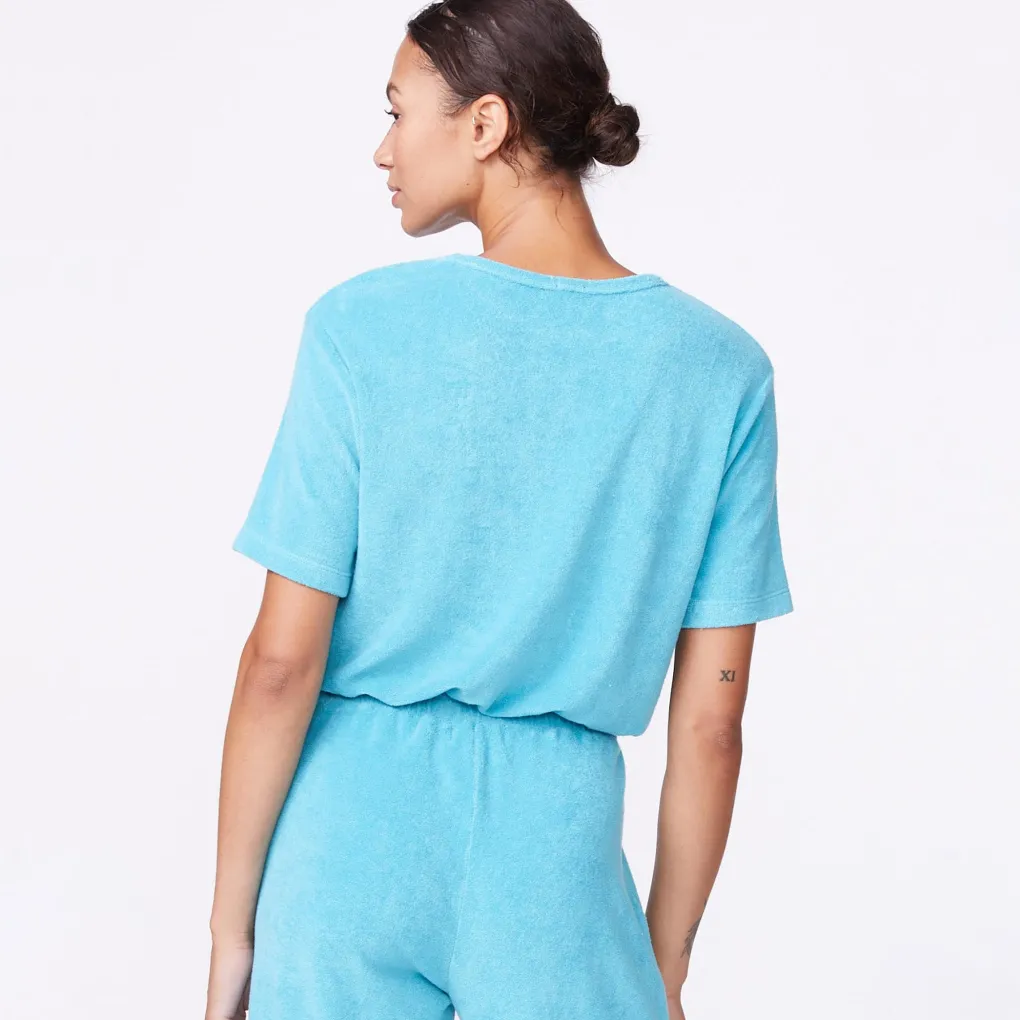 Terry*MONROW Terry Cloth Tee SKY