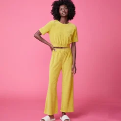 Terry*MONROW Terry Cloth Tee AVOCADO