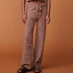 Sweats*MONROW Wool Cashmere Lounge Pant POMEGRANATE