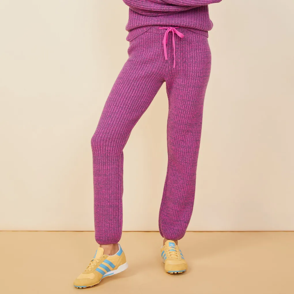 Sweats*MONROW Wool Cashmere Space Dye Vintage Sweat ACAI