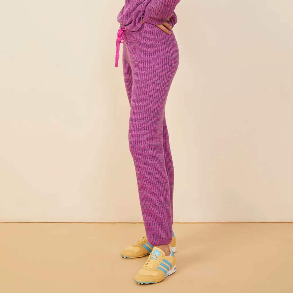 Sweats*MONROW Wool Cashmere Space Dye Vintage Sweat ACAI