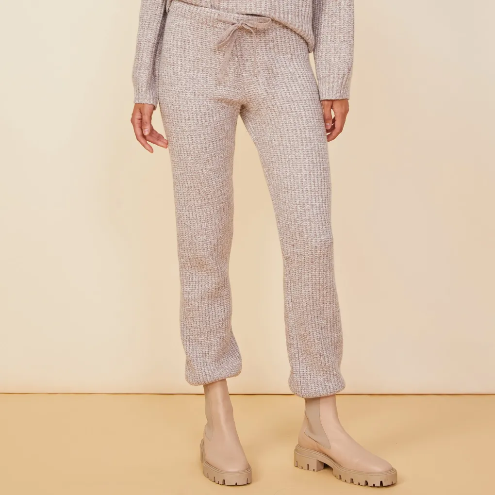 Sweats*MONROW Wool Cashmere Space Dye Vintage Sweat OATMEAL